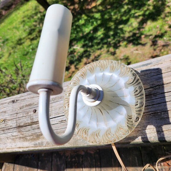 Rare Vintage Art Nouveau Hanging or table top plug in Sconce Light Fixture With - Picture 12 of 16